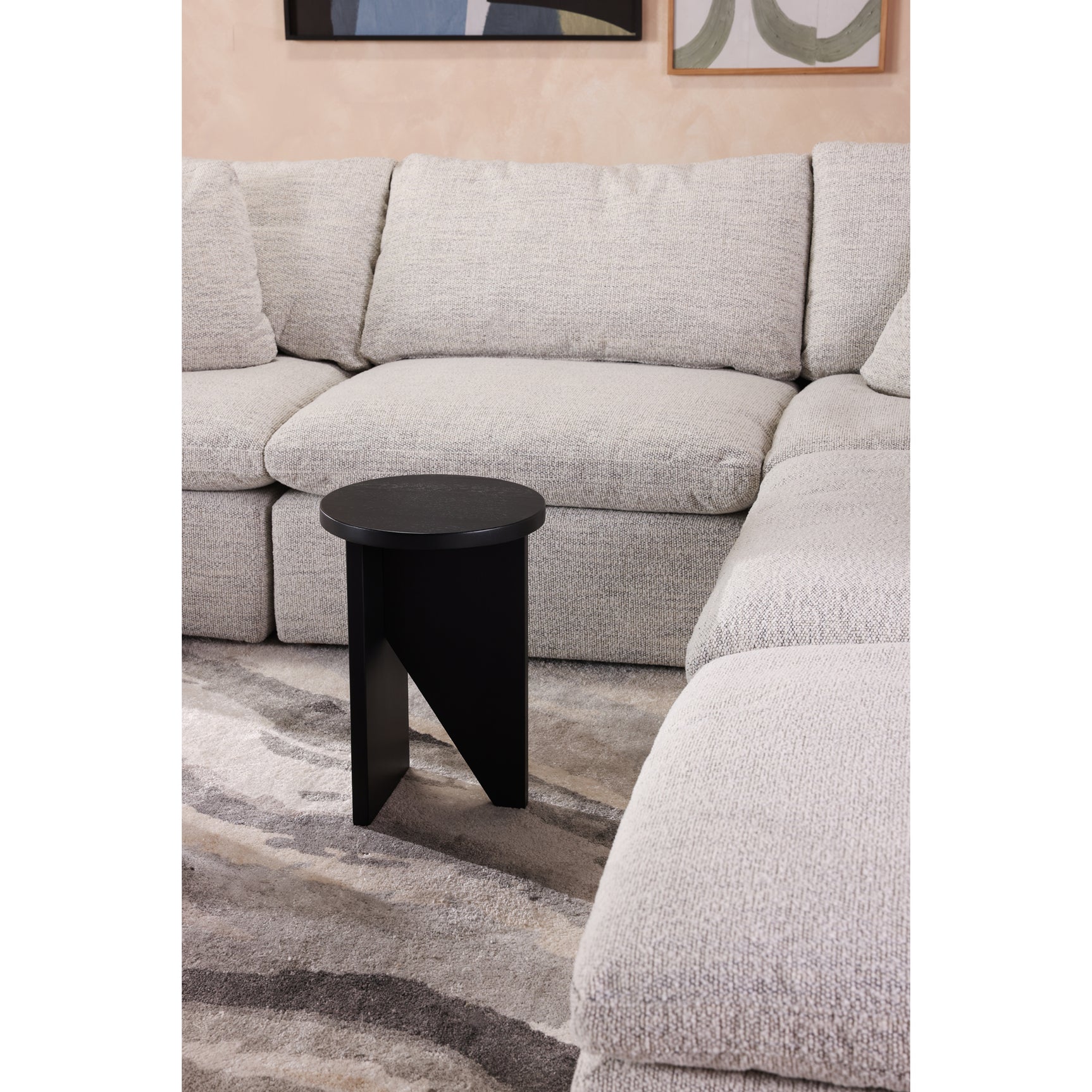 Grace Black Accent Table - Ornate Home