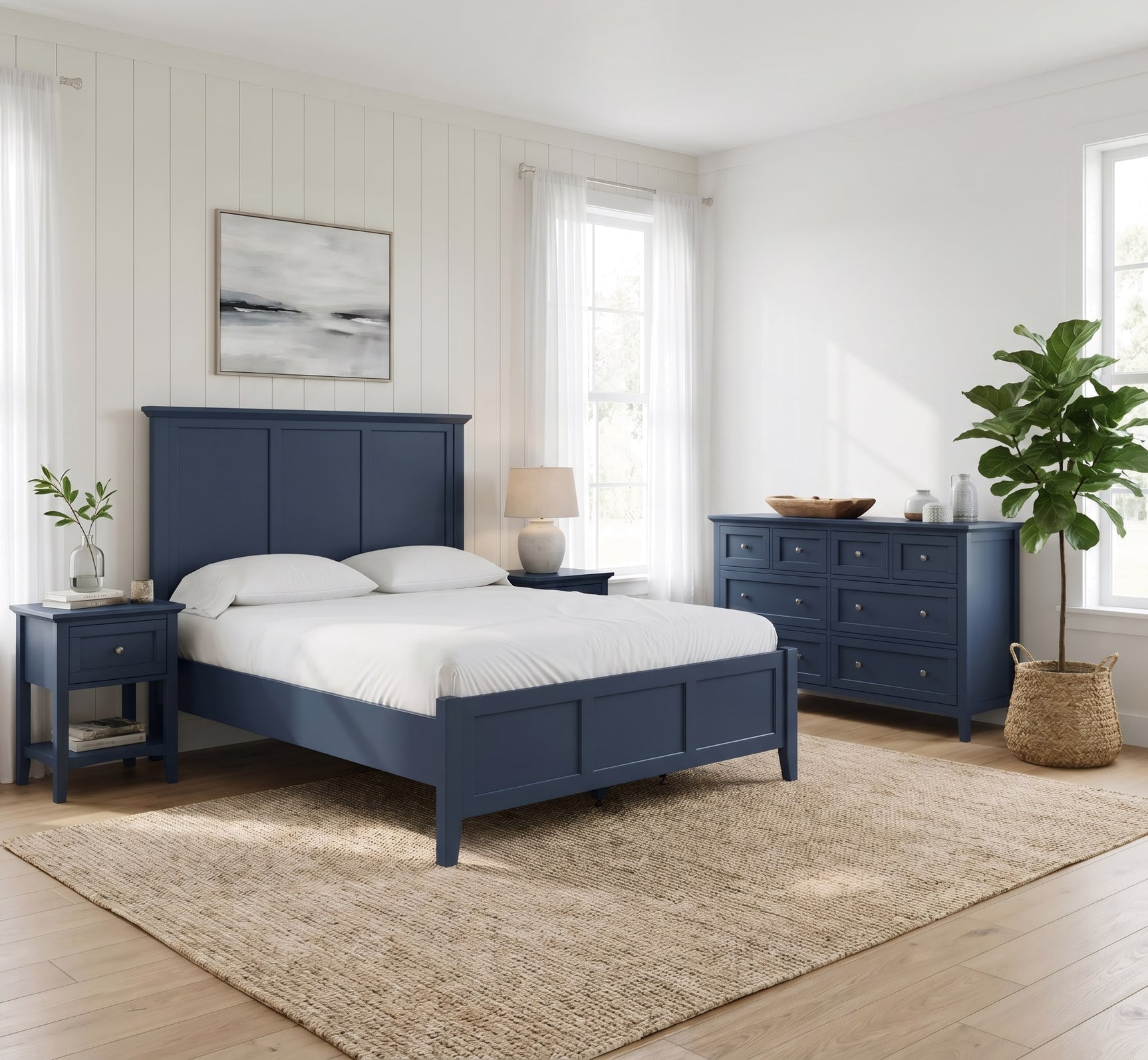 Grace Blueberry Small Nightstand - Ornate Home