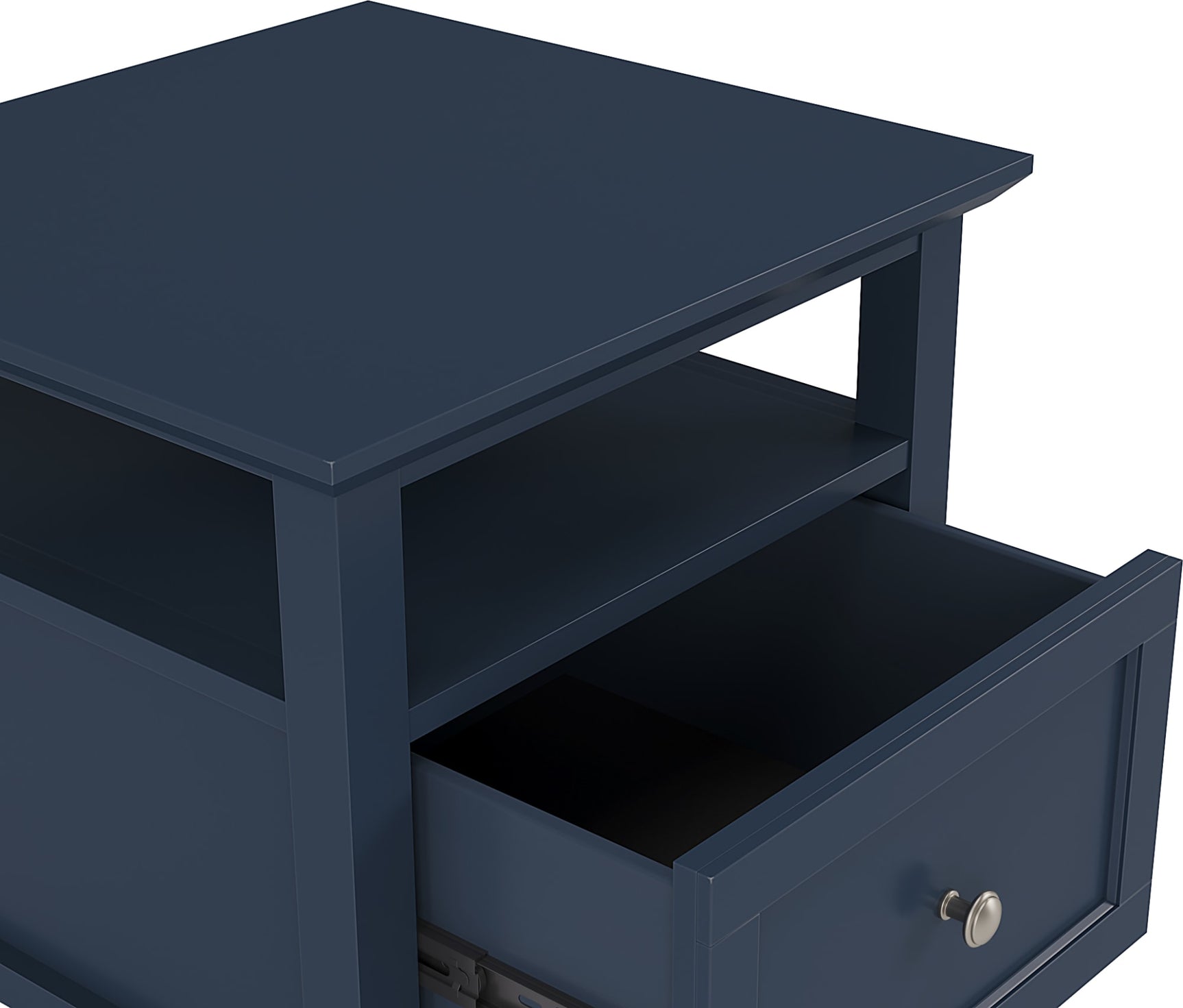 Grace Blueberry Square End Table - Ornate Home