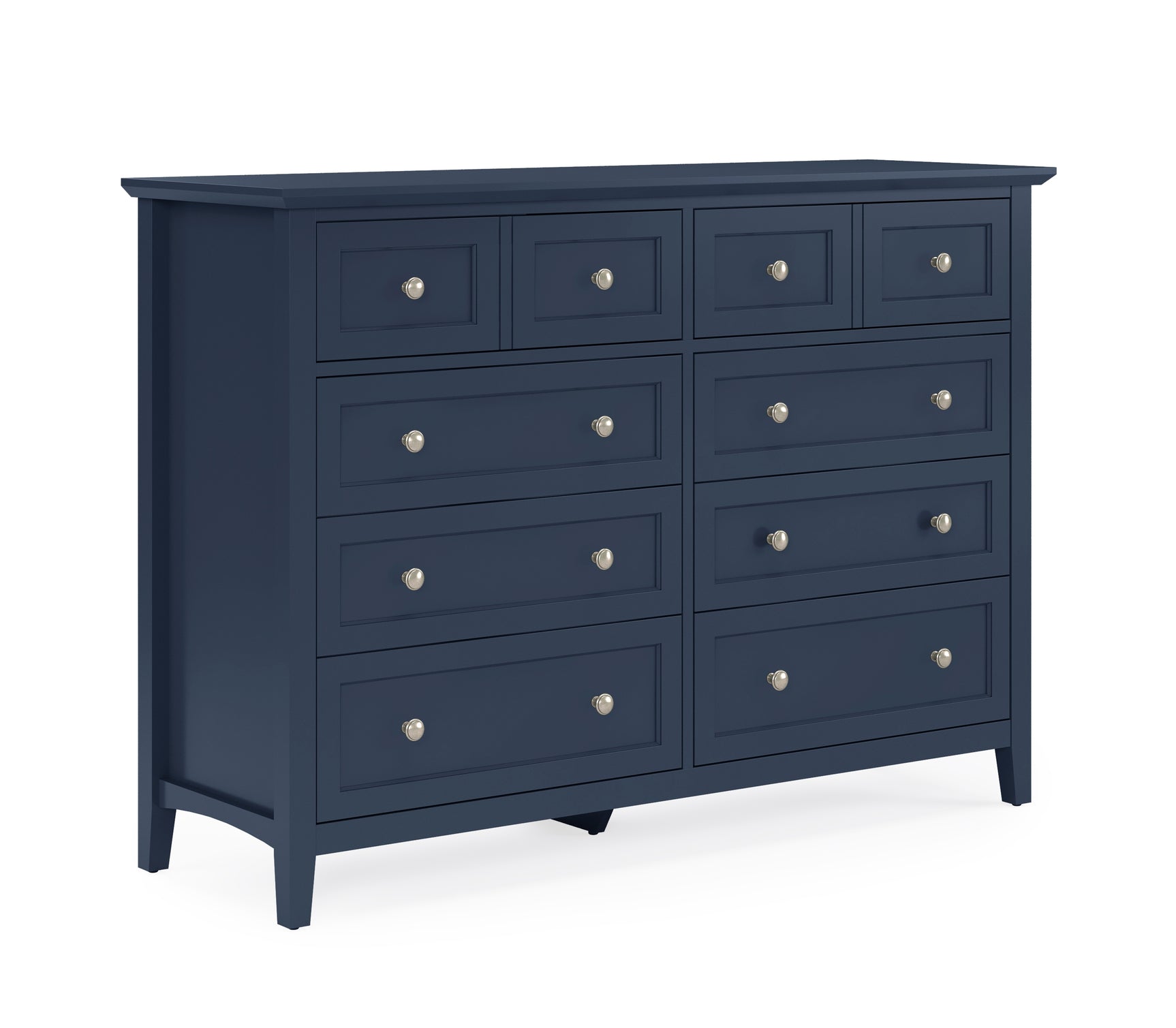 Grace Eight Drawer Dresser in Blueberry - Ornate Home