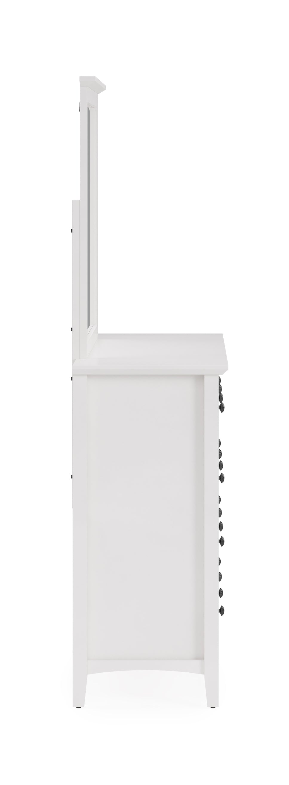 Grace Eight Drawer Dresser in Snowfall White - Ornate Home