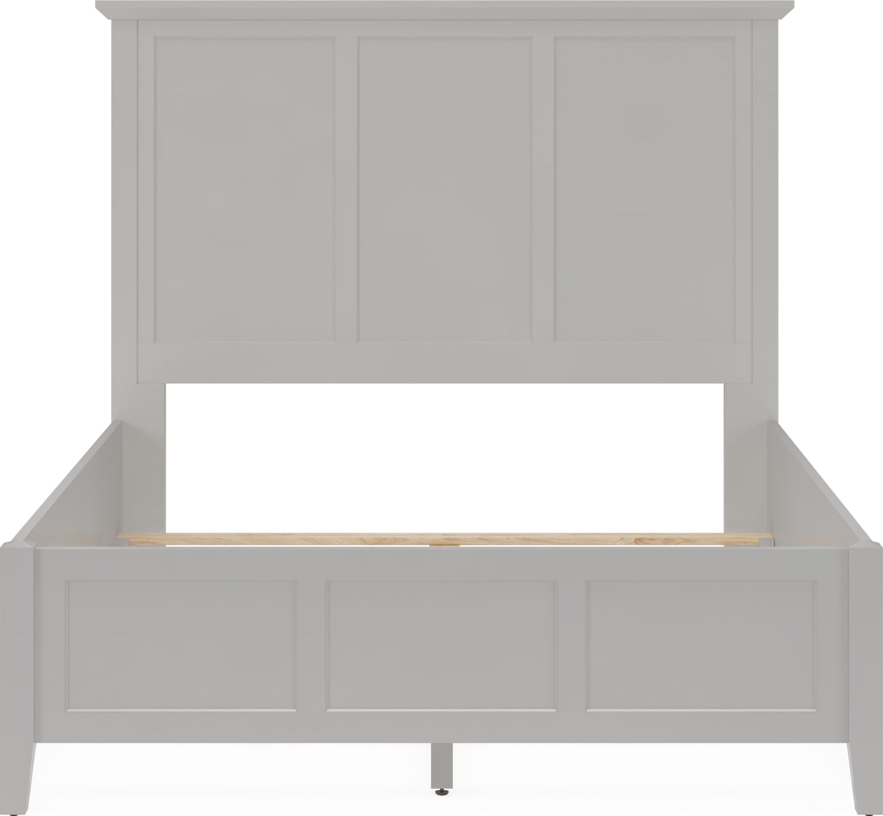 Grace Elephant Grey Twin Panel Bed - Ornate Home
