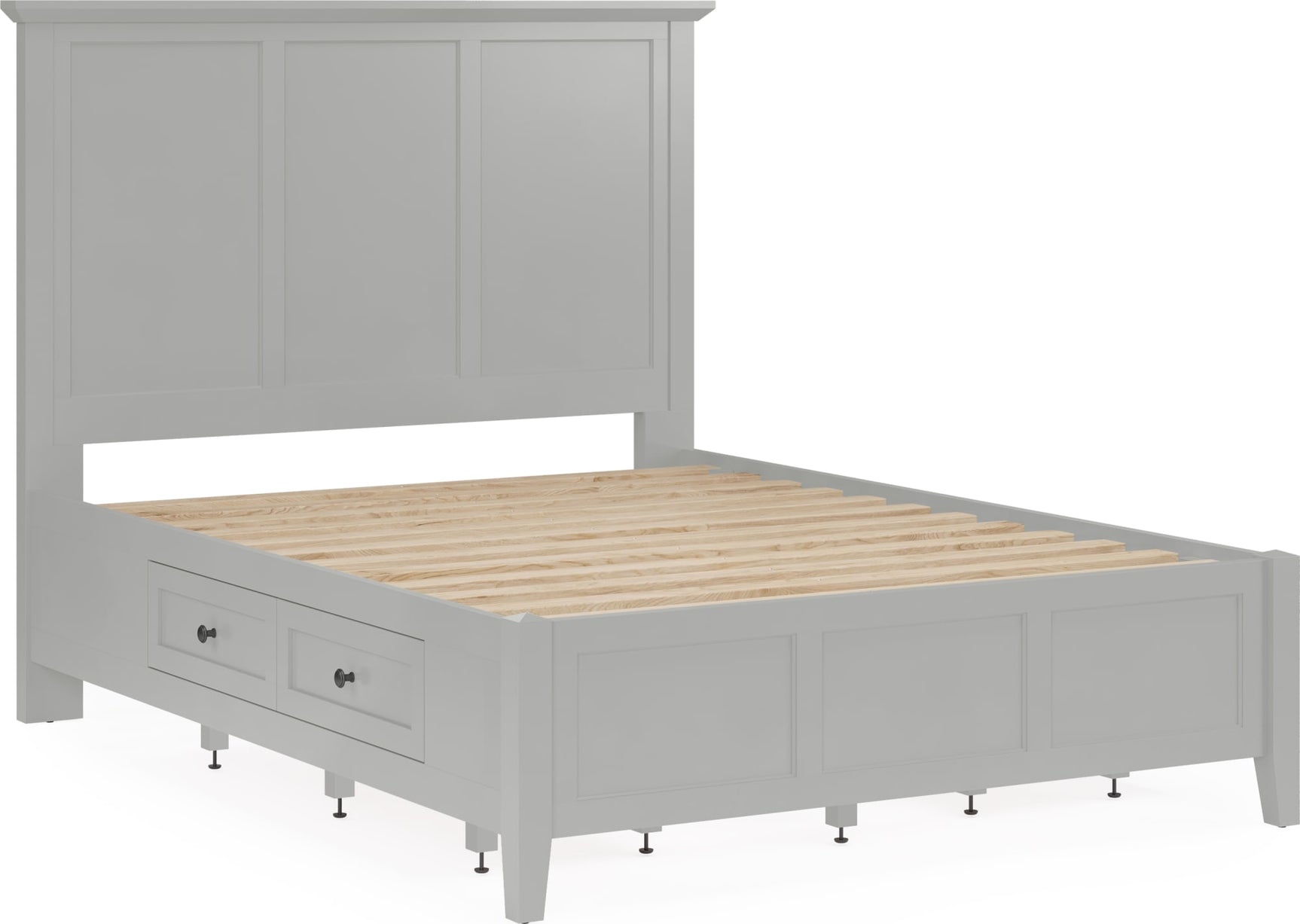 Grace Elephant Grey Twin Storage Bed - Ornate Home