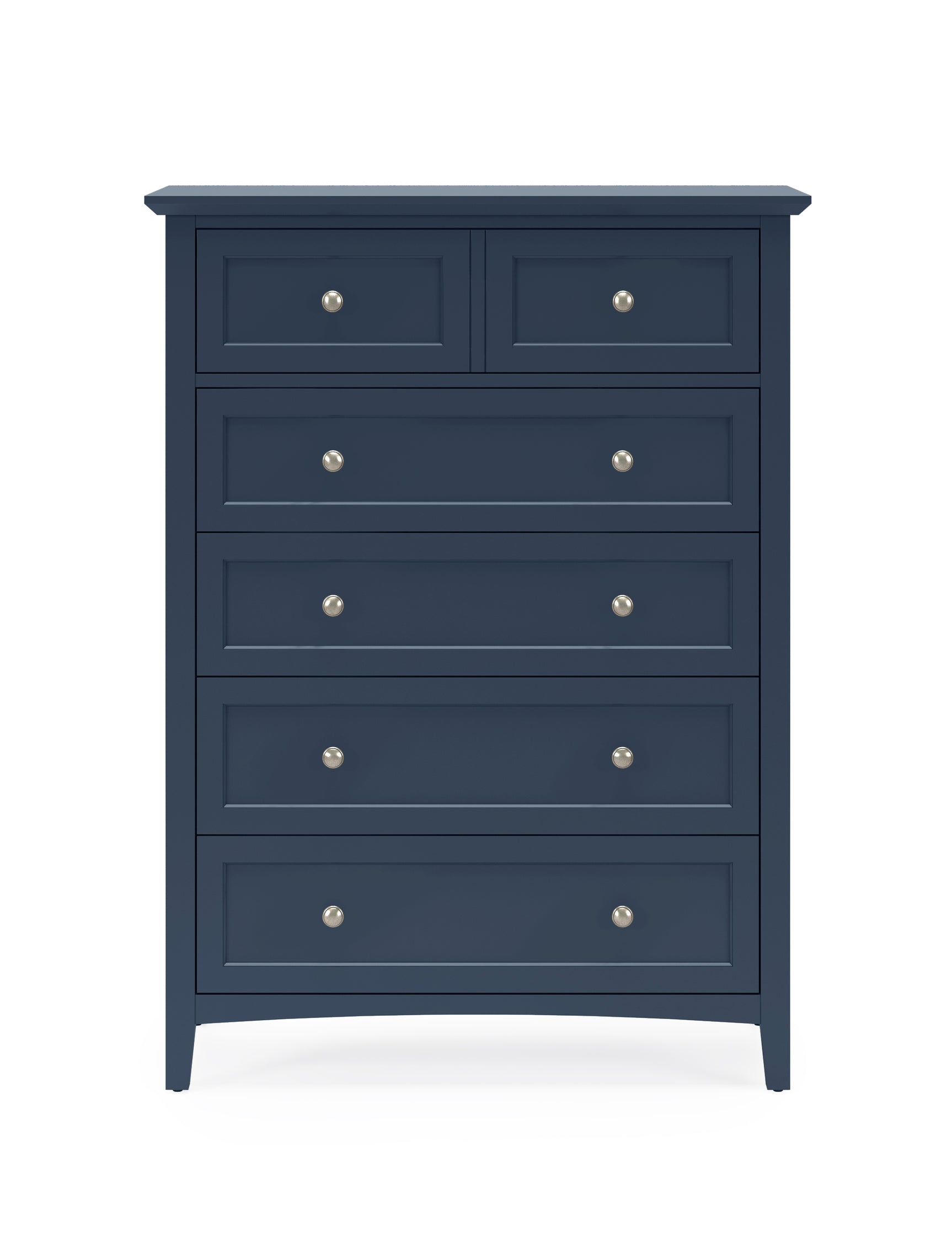 Grace Five Drawer Chest in Blueberry - Ornate Home