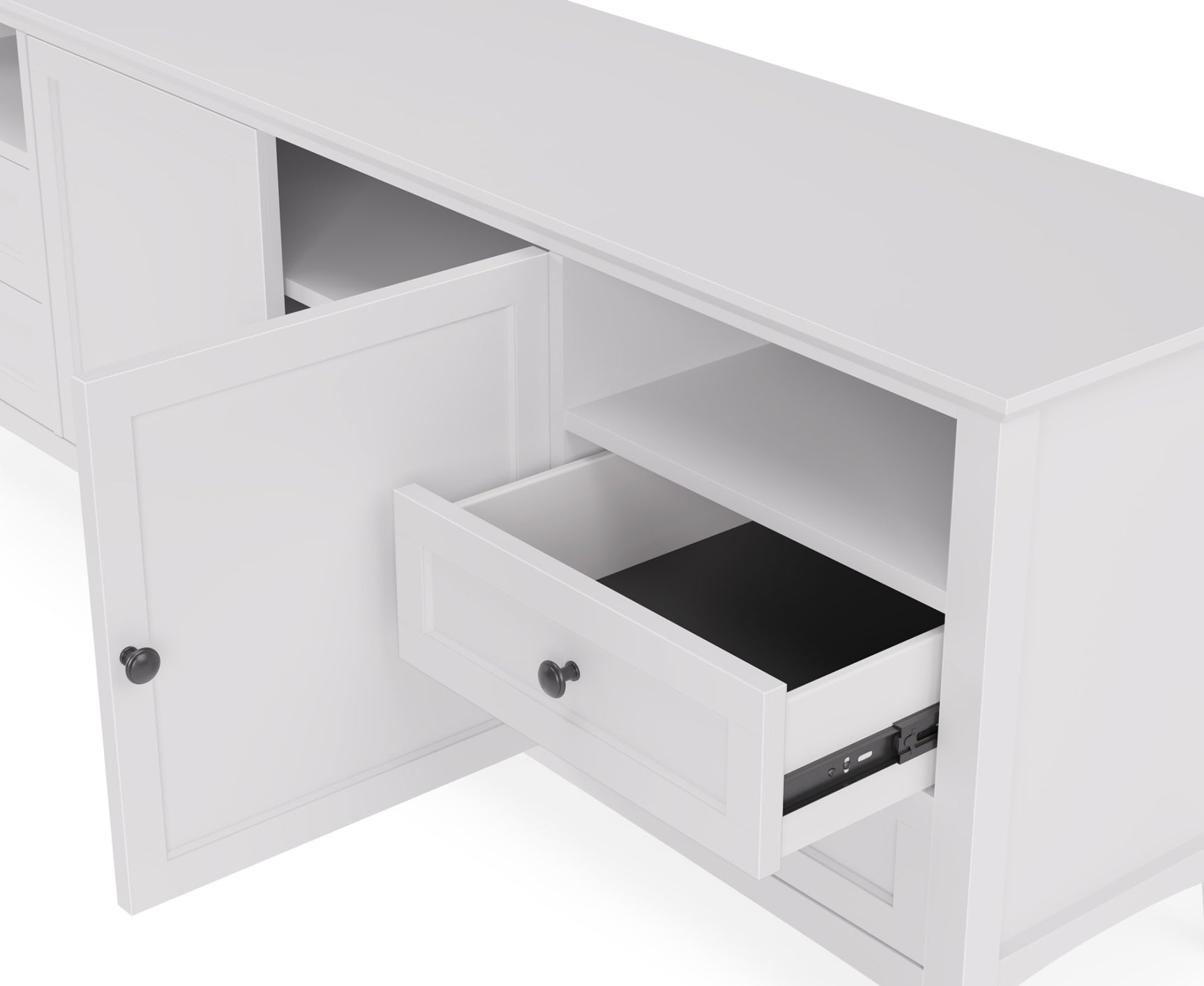 Grace Snowfall Entertainment Console 84W - Ornate Home