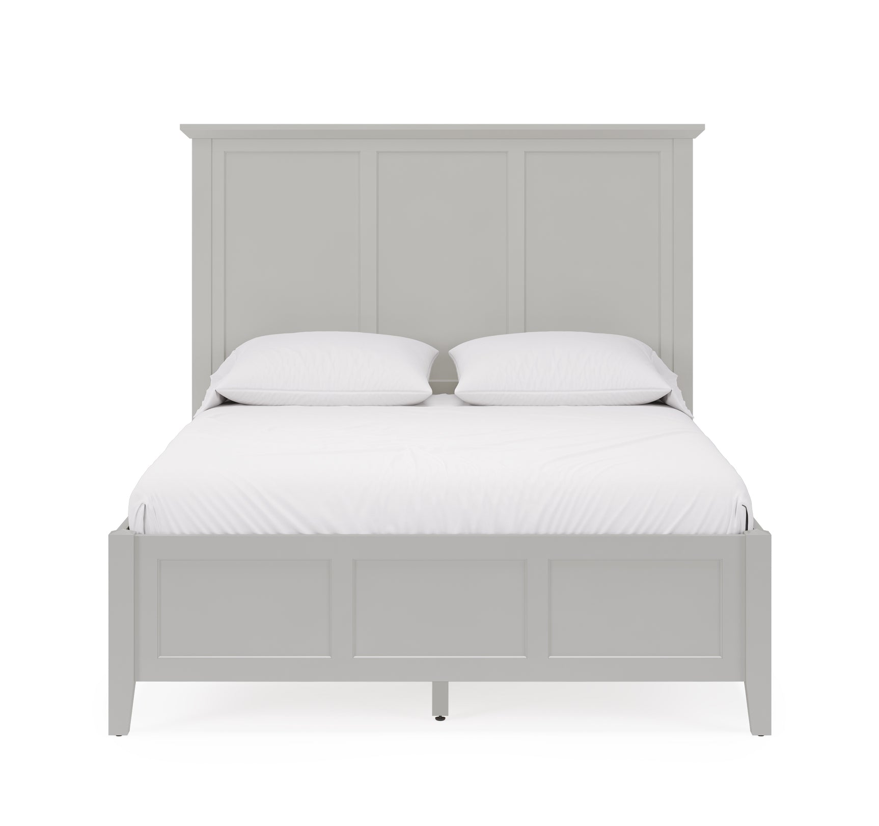 Grace Three Full Panel Bed in Elephant Grey - Ornate Home