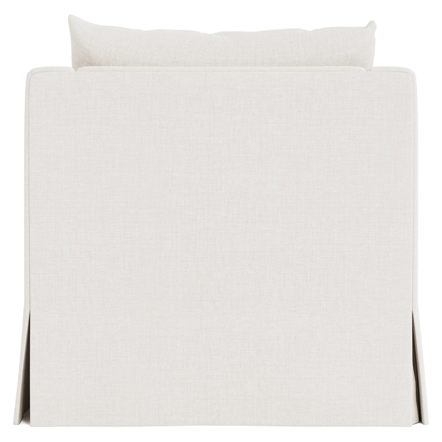 Grace White/Cream Fabric Swivel Chair - Ornate Home