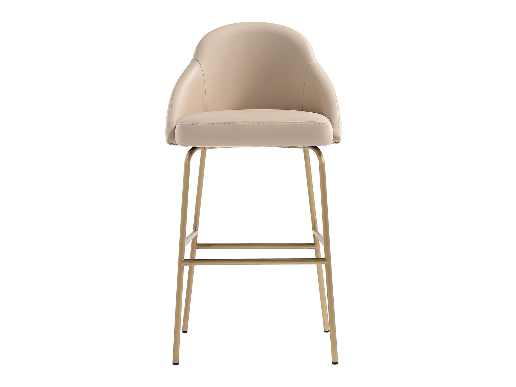 Gracie Barstool in Tan and Gold - Ornate Home