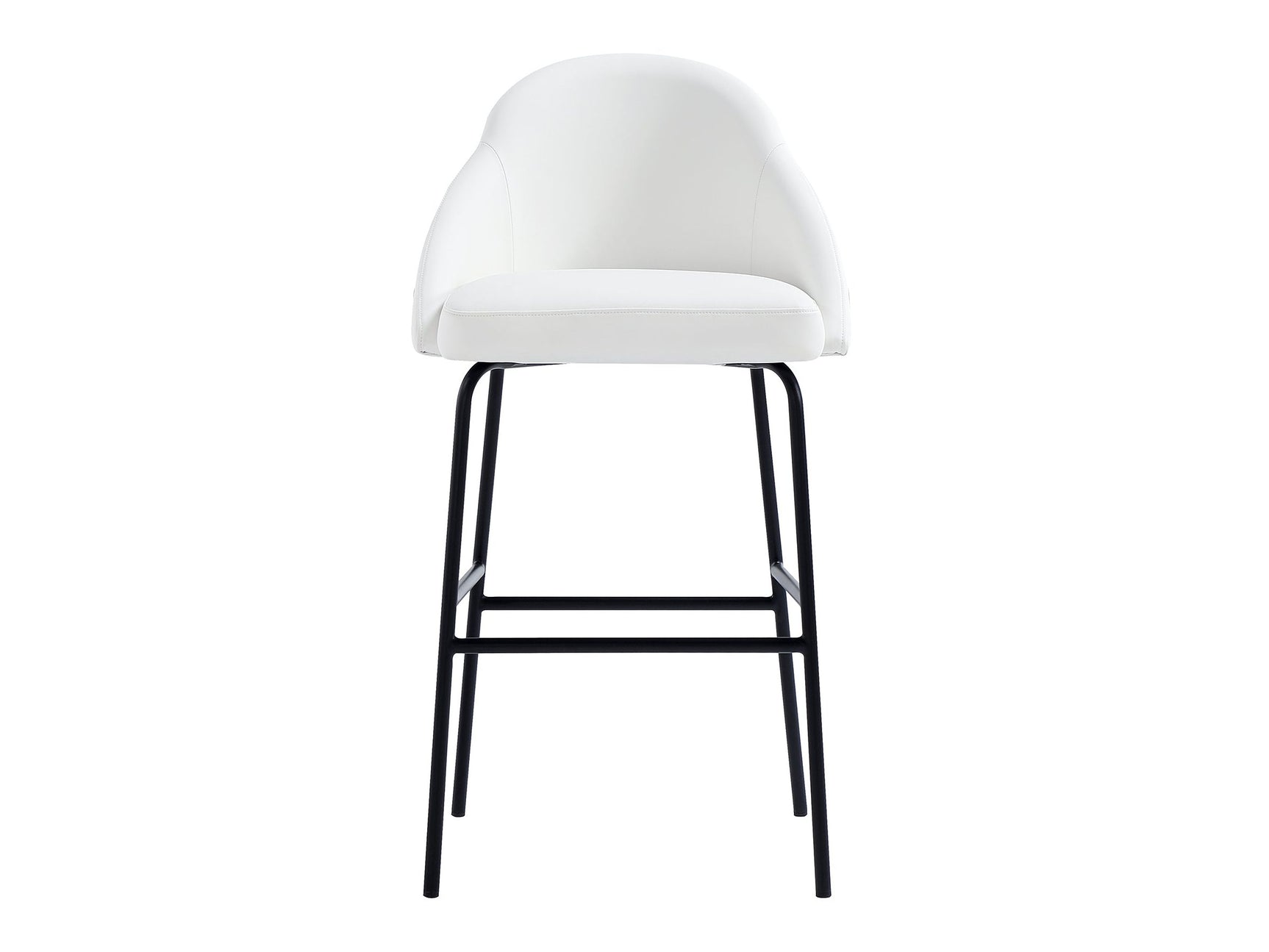 Gracie Barstool in White and Black - Ornate Home