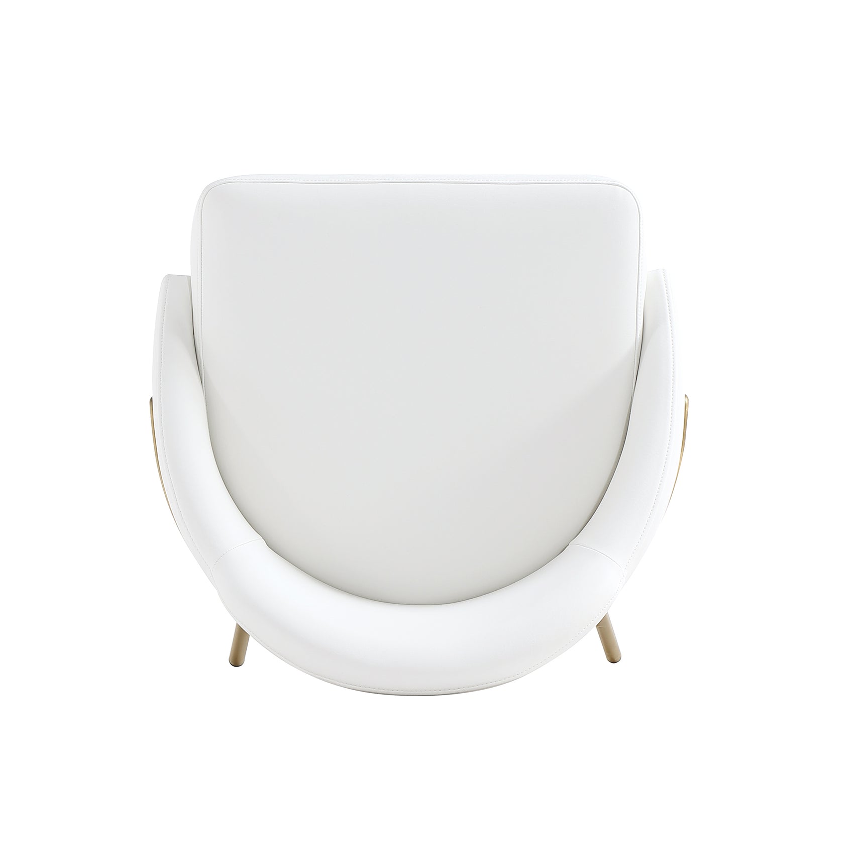 Gracie Counter Stool in White and Gold (set of 3) - Ornate Home