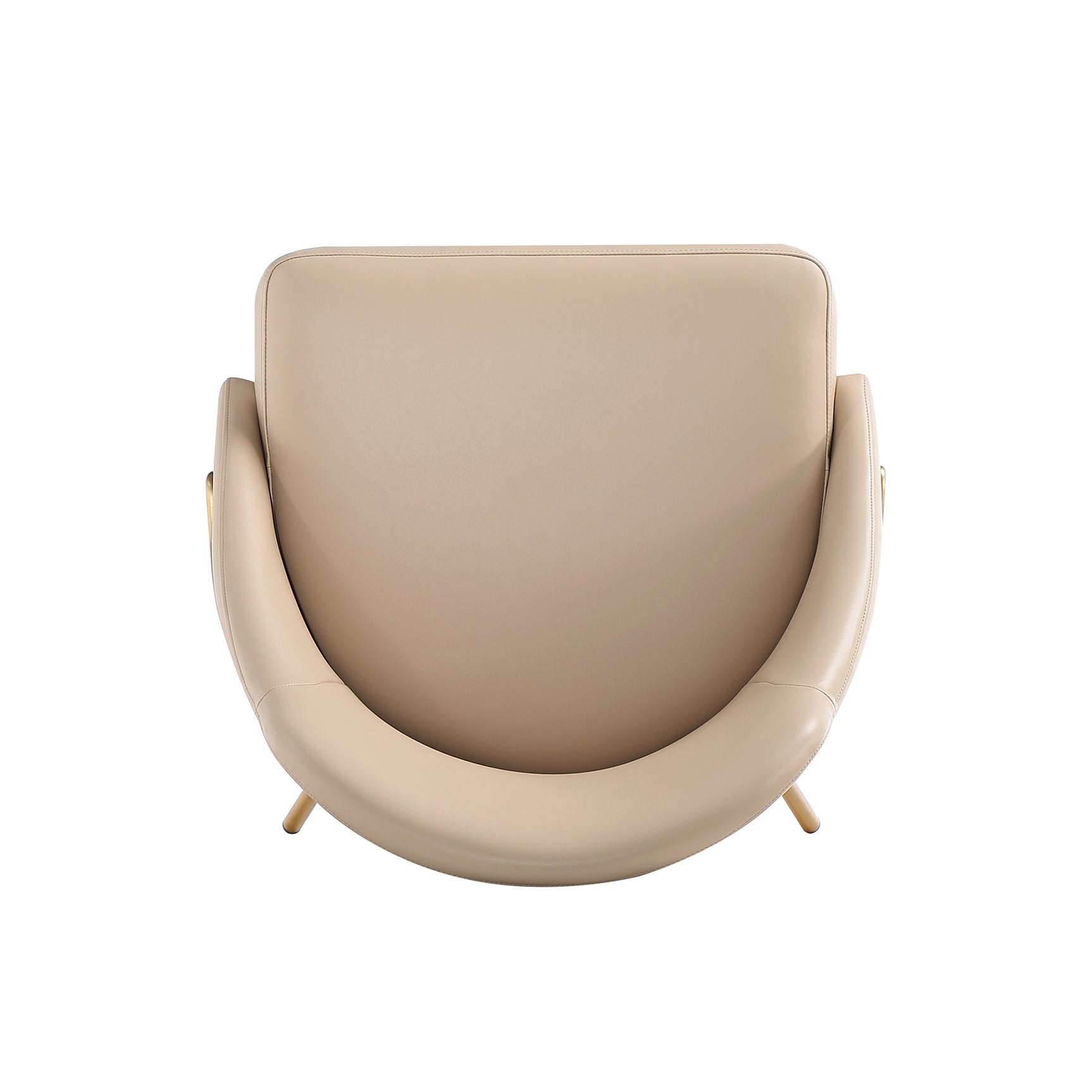 Gracie Dining Chair in Tan and Gold (set of 2) - Ornate Home