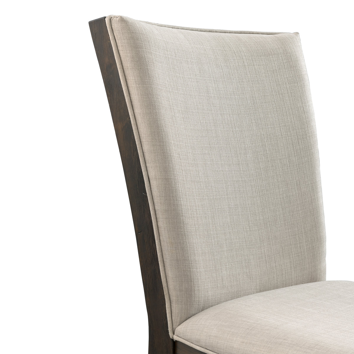 Grady Brown 7-Piece Dining Set with Table & Six Upholstered Side Chairs