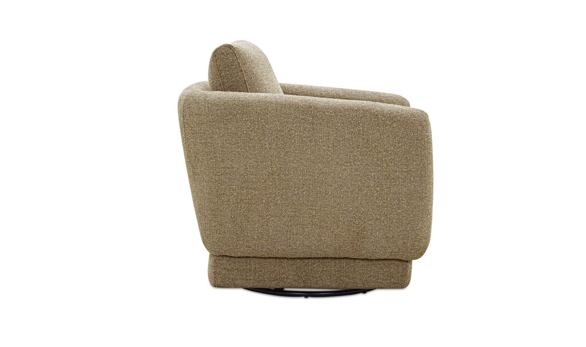 Grady Jute Swivel Chair - Ornate Home