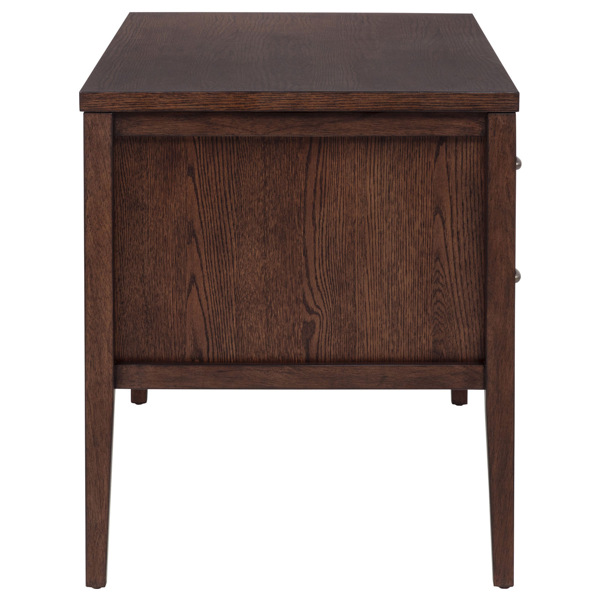 Graham Chocolate 54-inch 4-drawer Double Pedestal Lift Top Computer Desk - Ornate Home