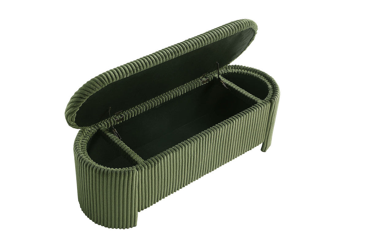 Grainne Green Storage Bench - Ornate Home