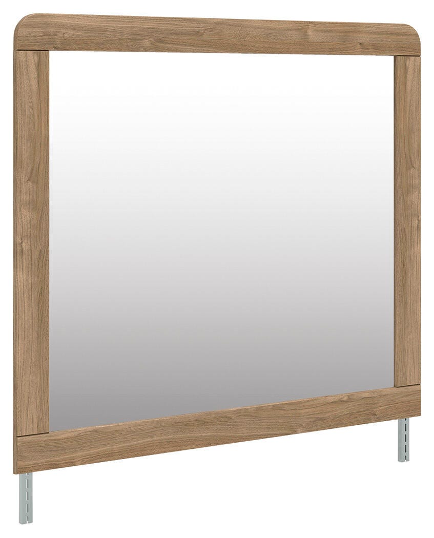 Gramburg Warm Natural Brown Bedroom Mirror - Ornate Home