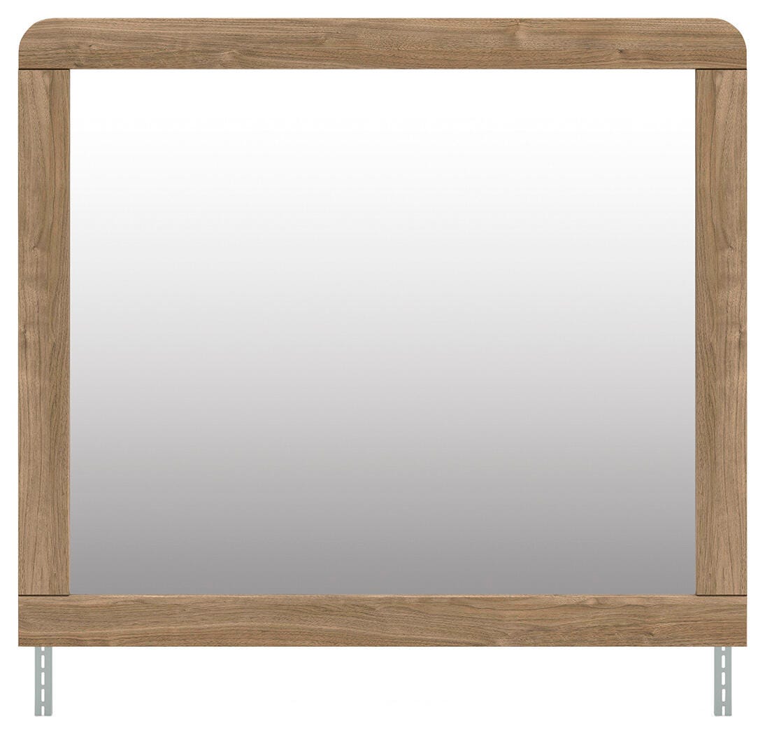Gramburg Warm Natural Brown Bedroom Mirror - Ornate Home