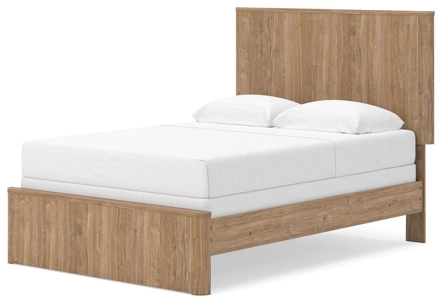 Gramburg Warm Natural Brown Full Panel Bed - Ornate Home