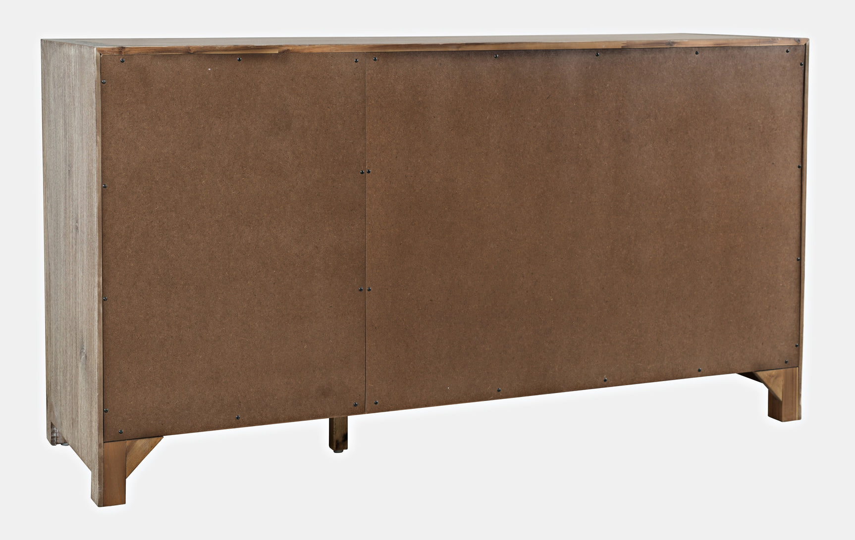 Gramercy Grey Wash 3 Door Accent Cabinet - Ornate Home