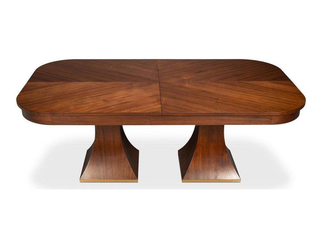 Gramercy Park Jupe Brown Dining Table - Ornate Home