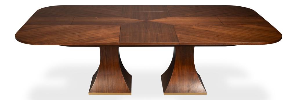 Gramercy Park Jupe Brown Dining Table - Ornate Home