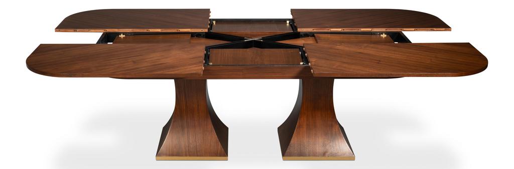 Gramercy Park Jupe Brown Dining Table - Ornate Home