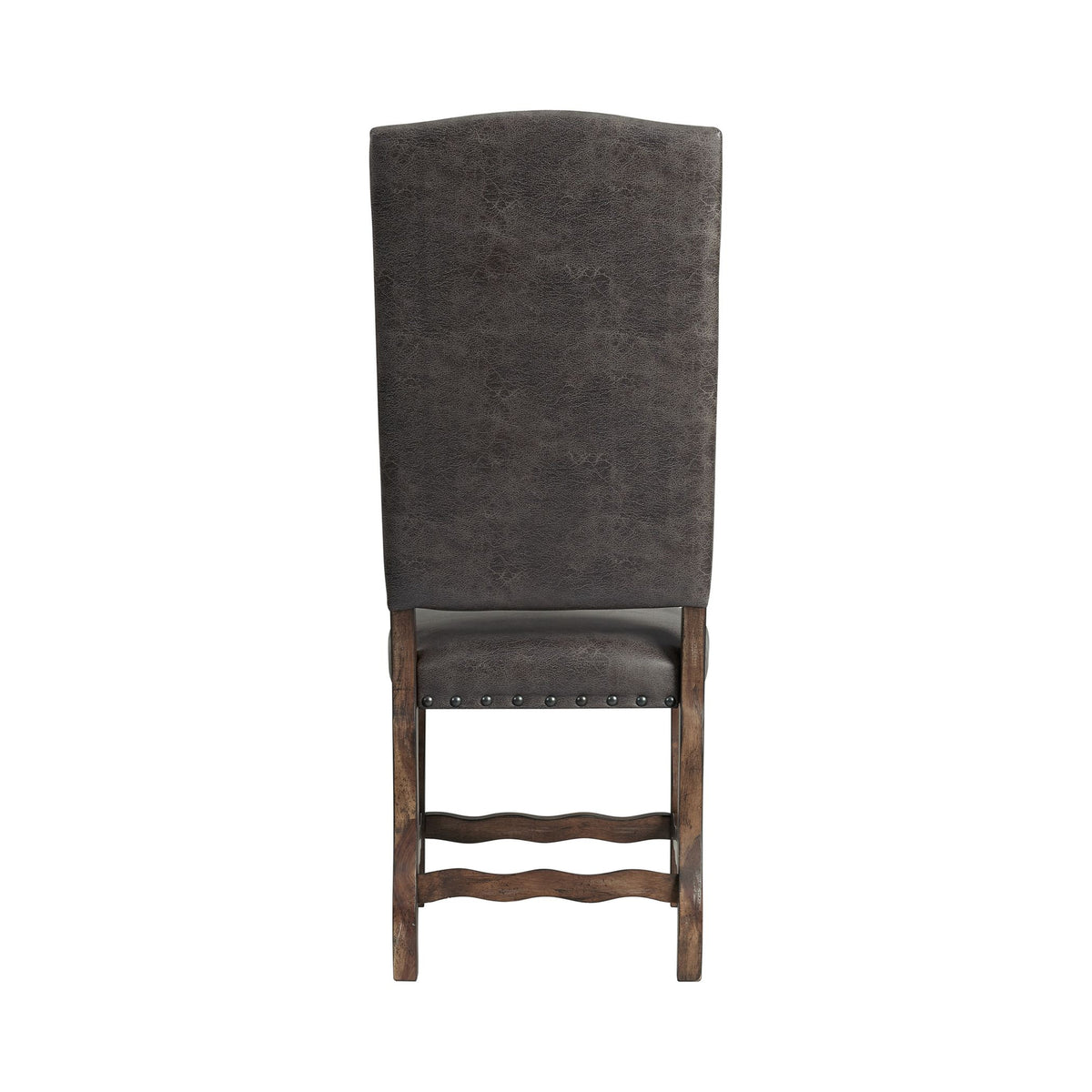 Gramercy Walnut Dining Curved Leg Side Chair (Set of 2) - Ornate Home