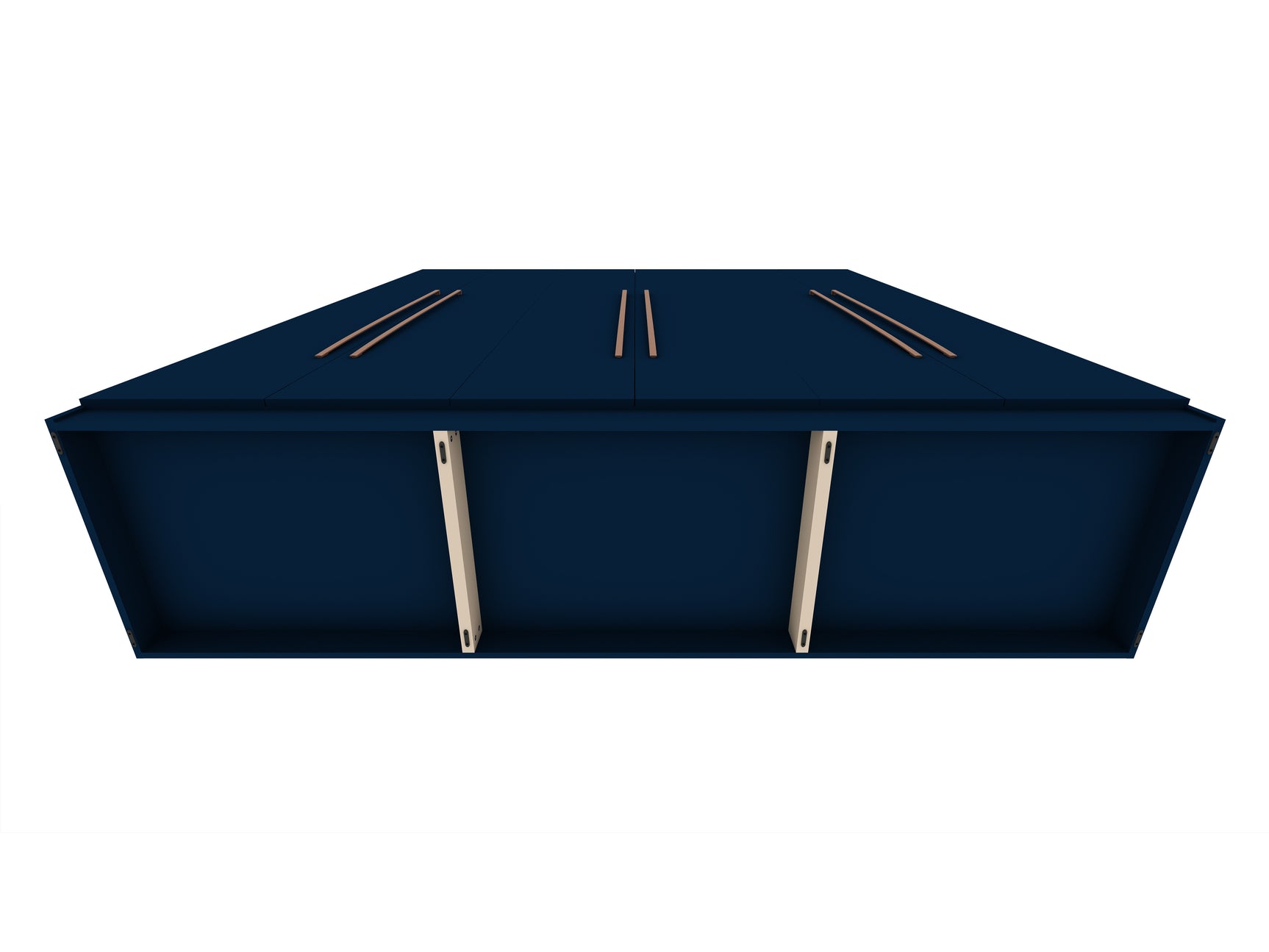 Gramercy Wardrobe Armoire Closet in Tatiana Midnight Blue - Ornate Home