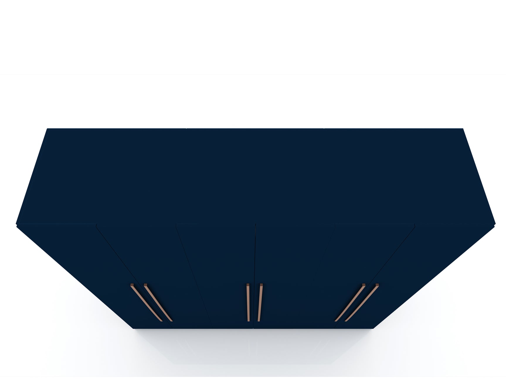 Gramercy Wardrobe Armoire Closet in Tatiana Midnight Blue - Ornate Home