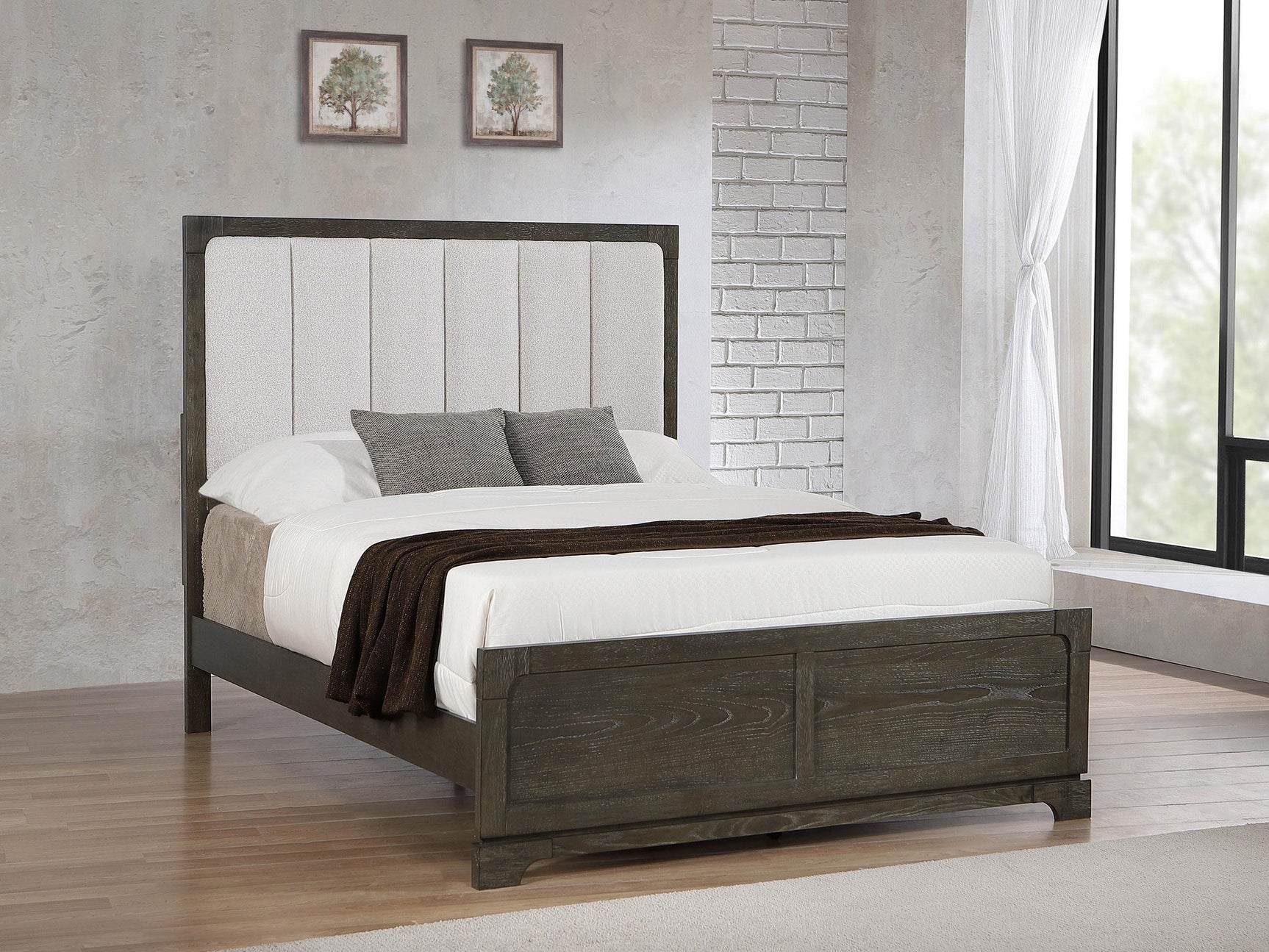 Gran Park Dark Cocoa 59-inch Queen Panel Bed - Ornate Home
