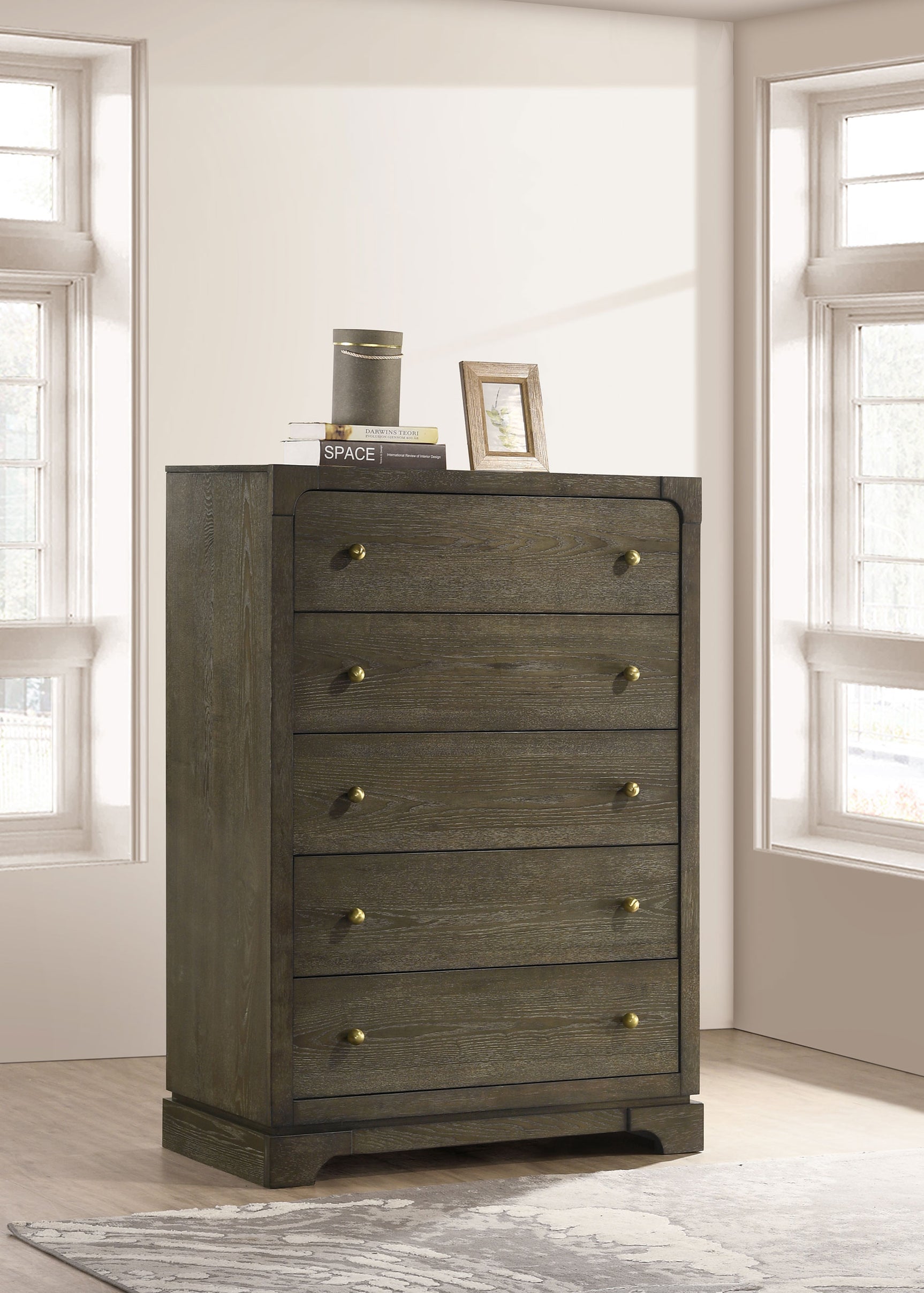 Gran Park Dark Cocoa Chest - Ornate Home
