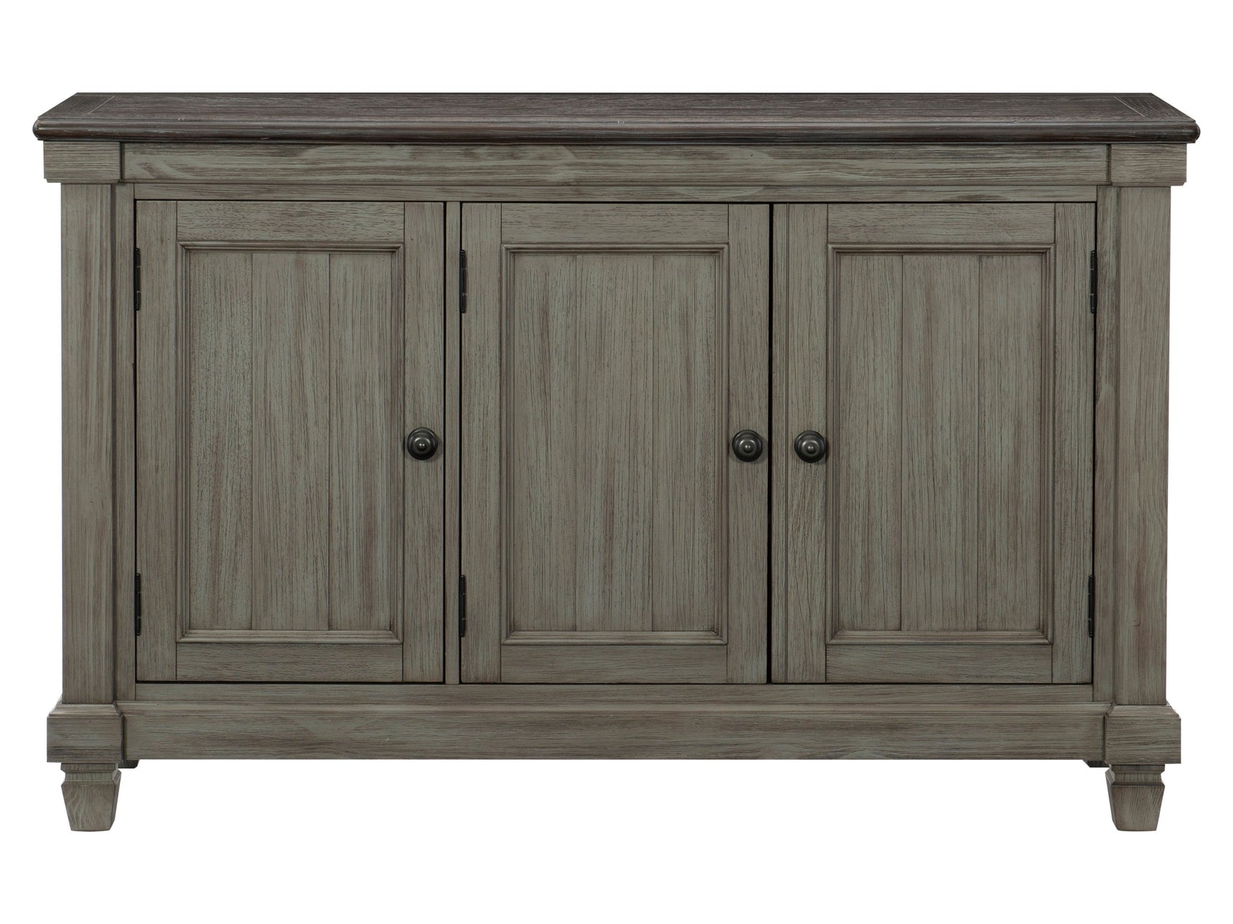 Granby Antique Gray Server - Ornate Home