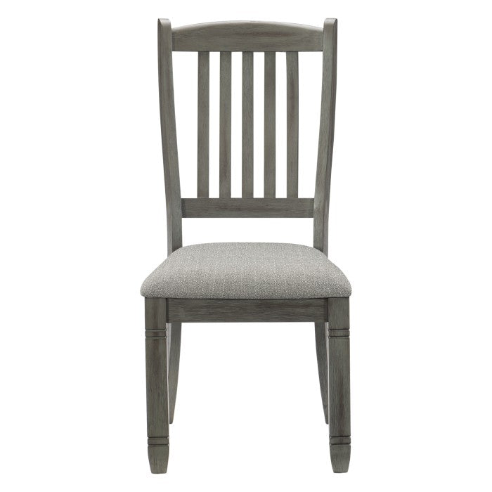 Granby Antique Gray Side Chair (Set of 2) - Ornate Home