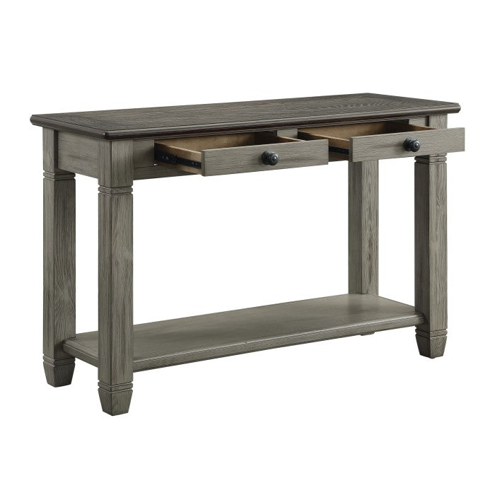 Granby Antique Gray Sofa Table - Ornate Home