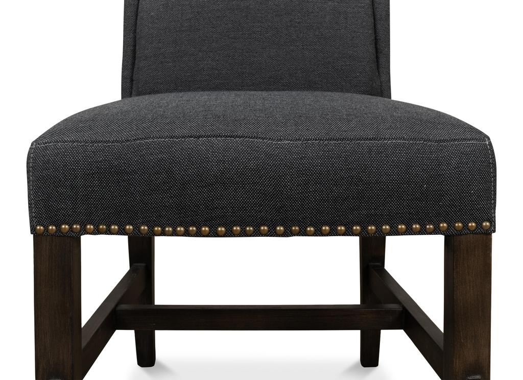Grand Manor Black High Back Dining Chair (Set of 2) - Ornate Home