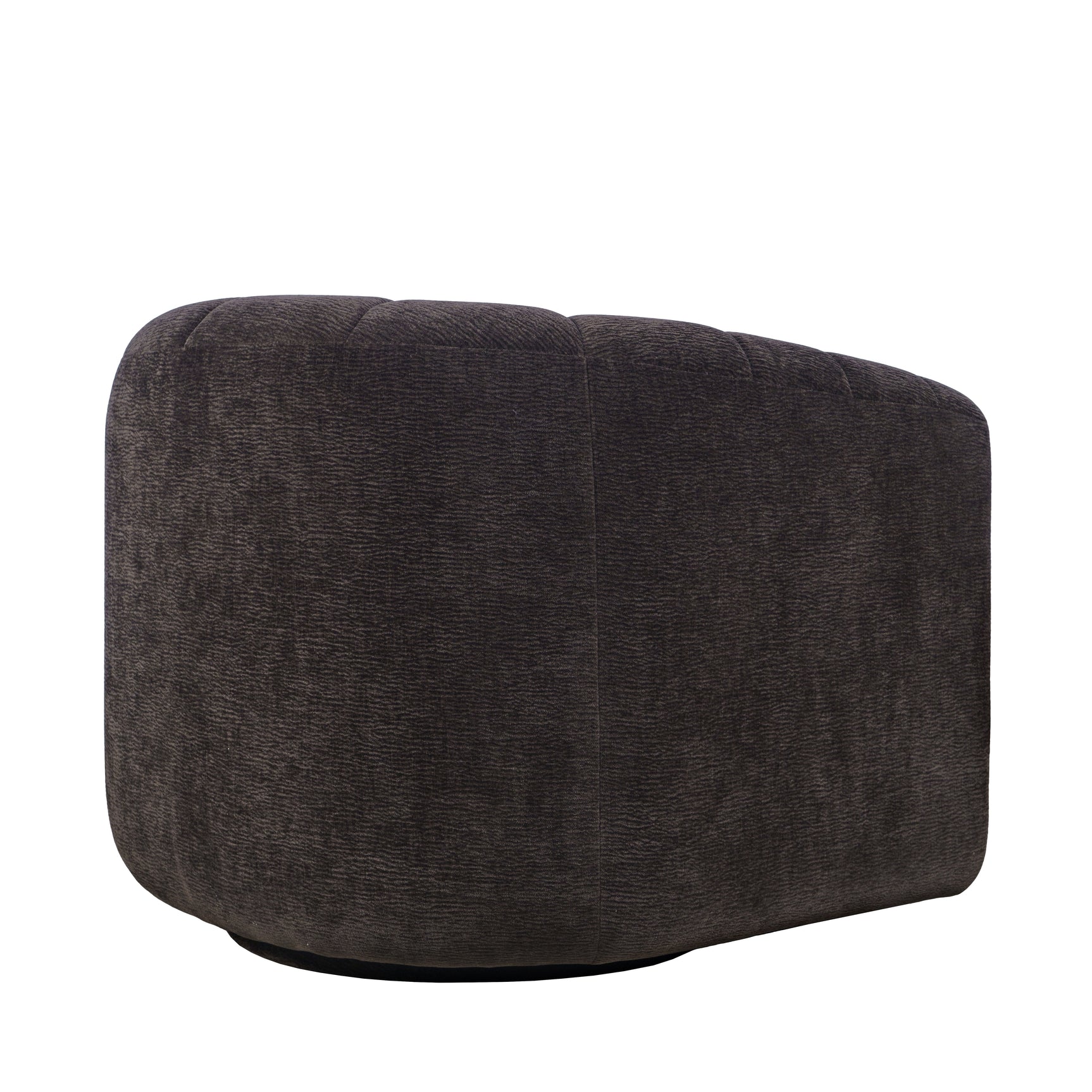 Grande Chocolate Swivel Accent Chair - Ornate Home