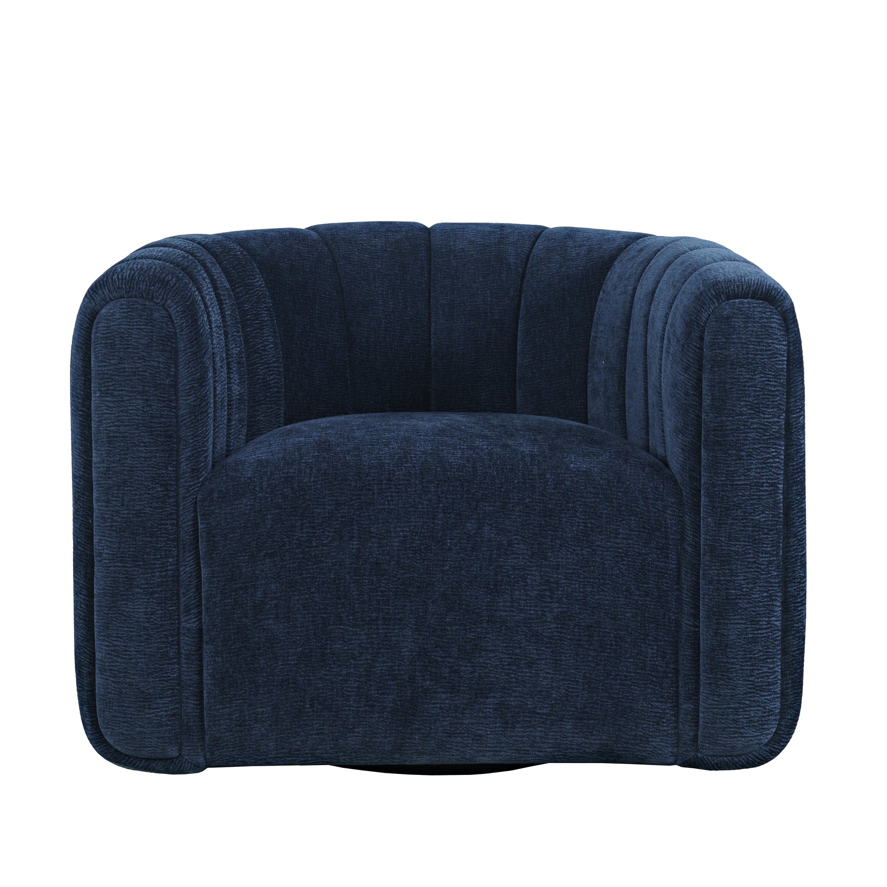 Grande Navy Swivel Accent Chair - Ornate Home