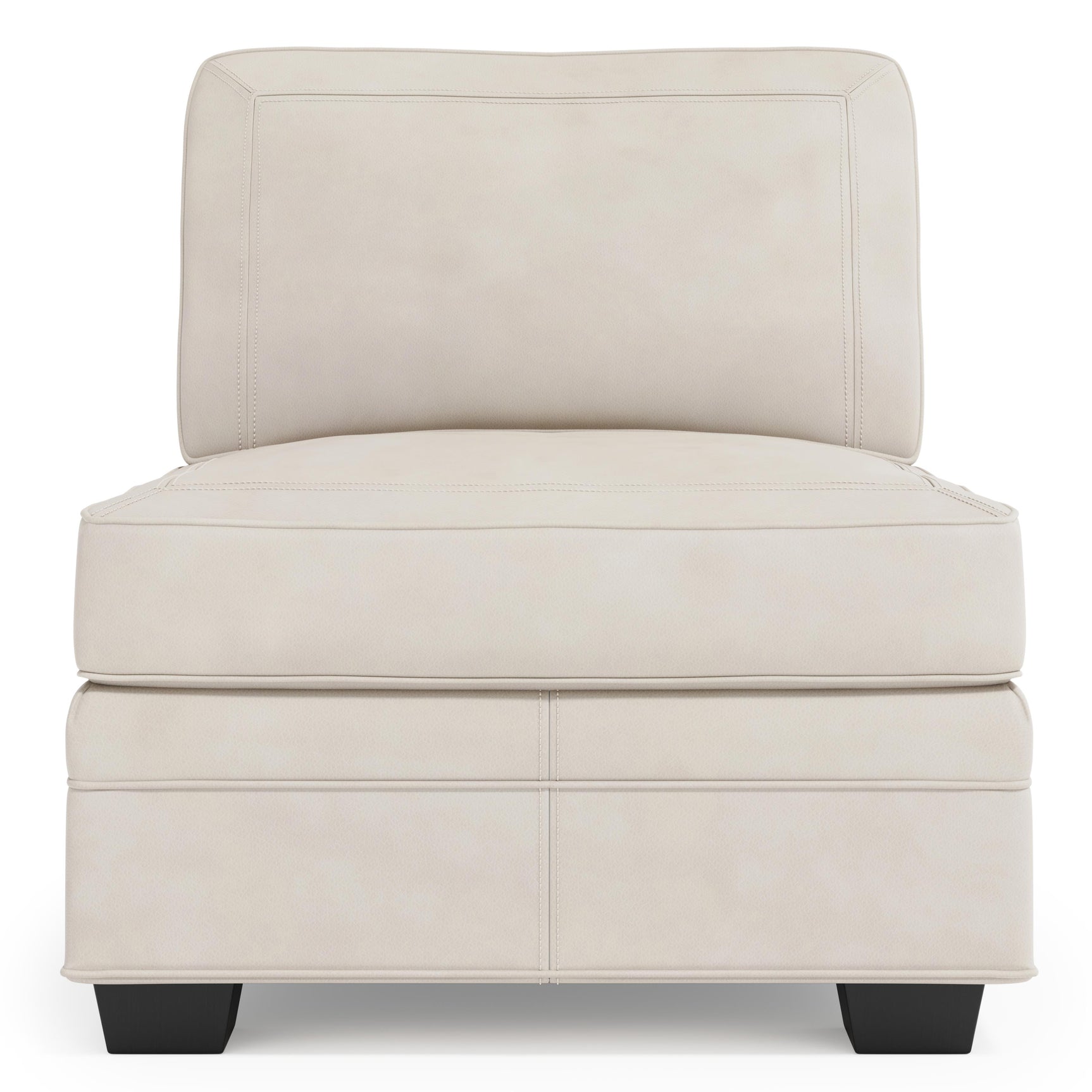 Grandview Noir Armless Chair Without Nails - Ornate Home