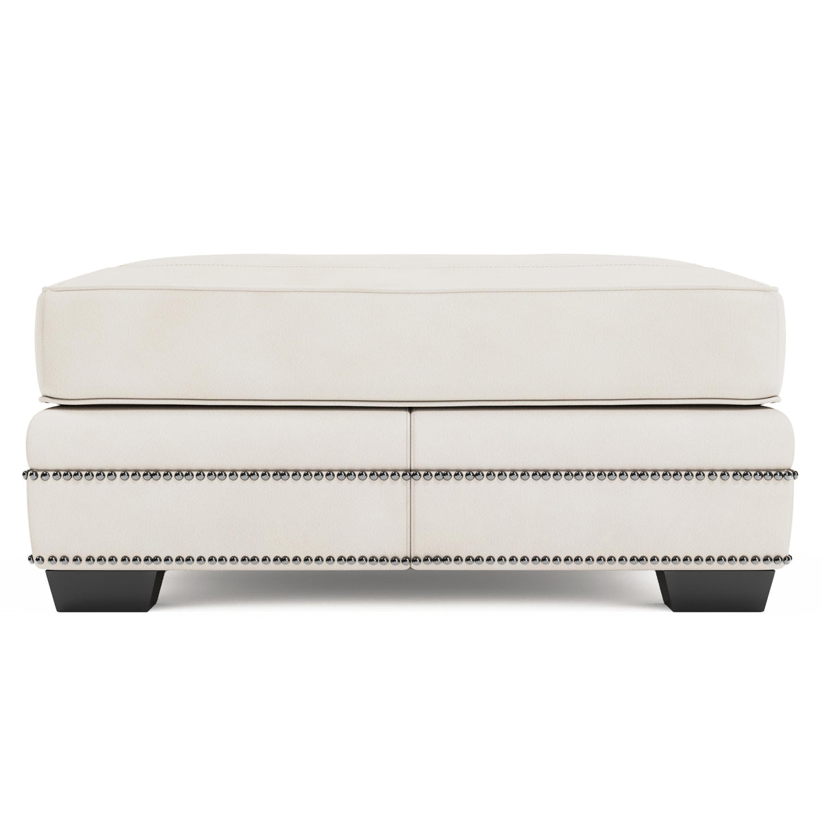 Grandview Noir Ottoman - Ornate Home