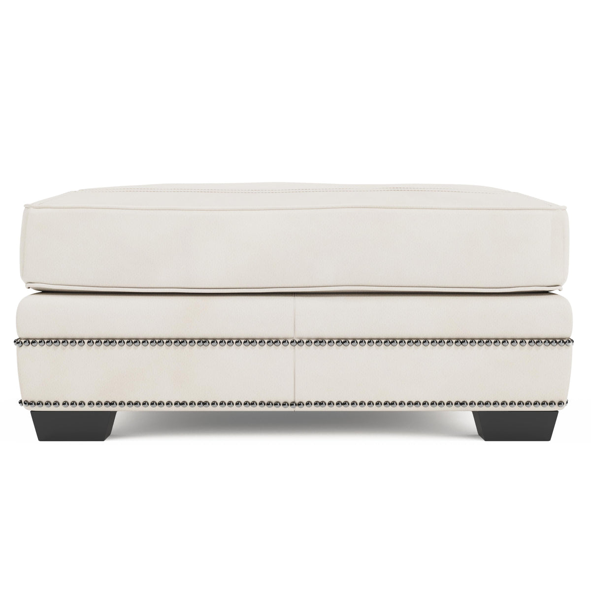 Grandview Noir Ottoman - Ornate Home