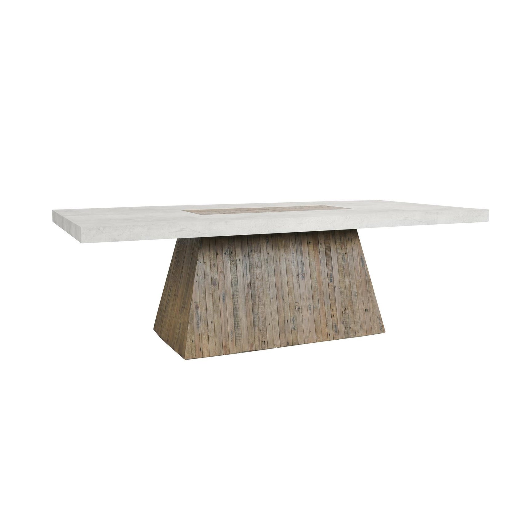 Grange Natural/Antique White Dining Table - Ornate Home