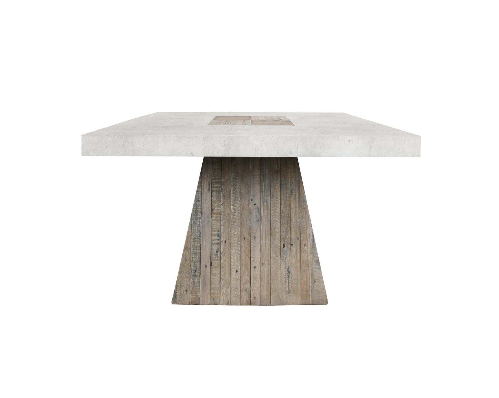 Grange Natural/Antique White Dining Table - Ornate Home