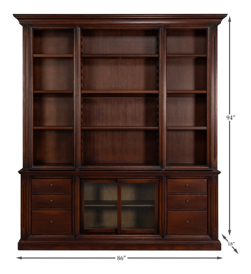 Grantham Green Back Bar Cabinet - Ornate Home