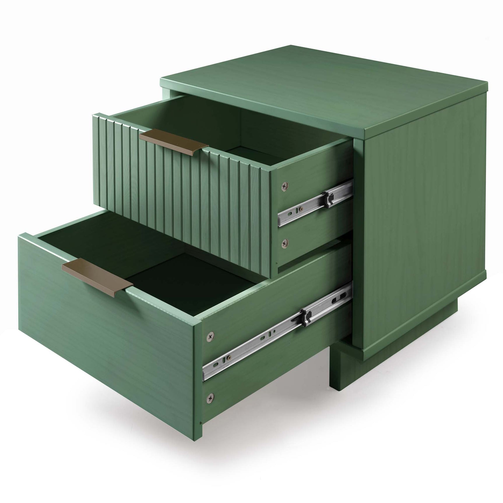 Granville 2-Piece Standard Dresser and Nightstand Set in Sage Green - Ornate Home