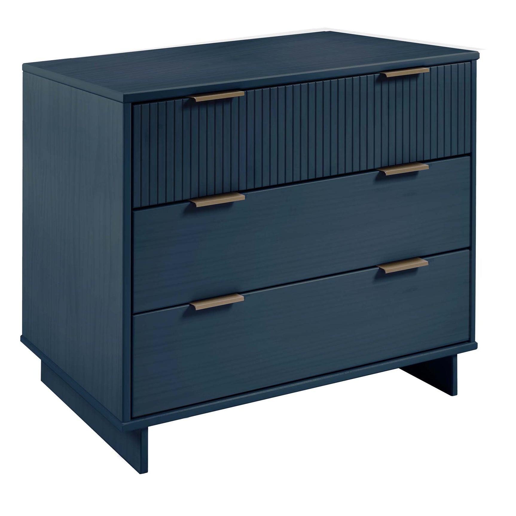 Granville 2-Piece Tall Narrow and Standard Dresser Set in Midnight Blue - Ornate Home