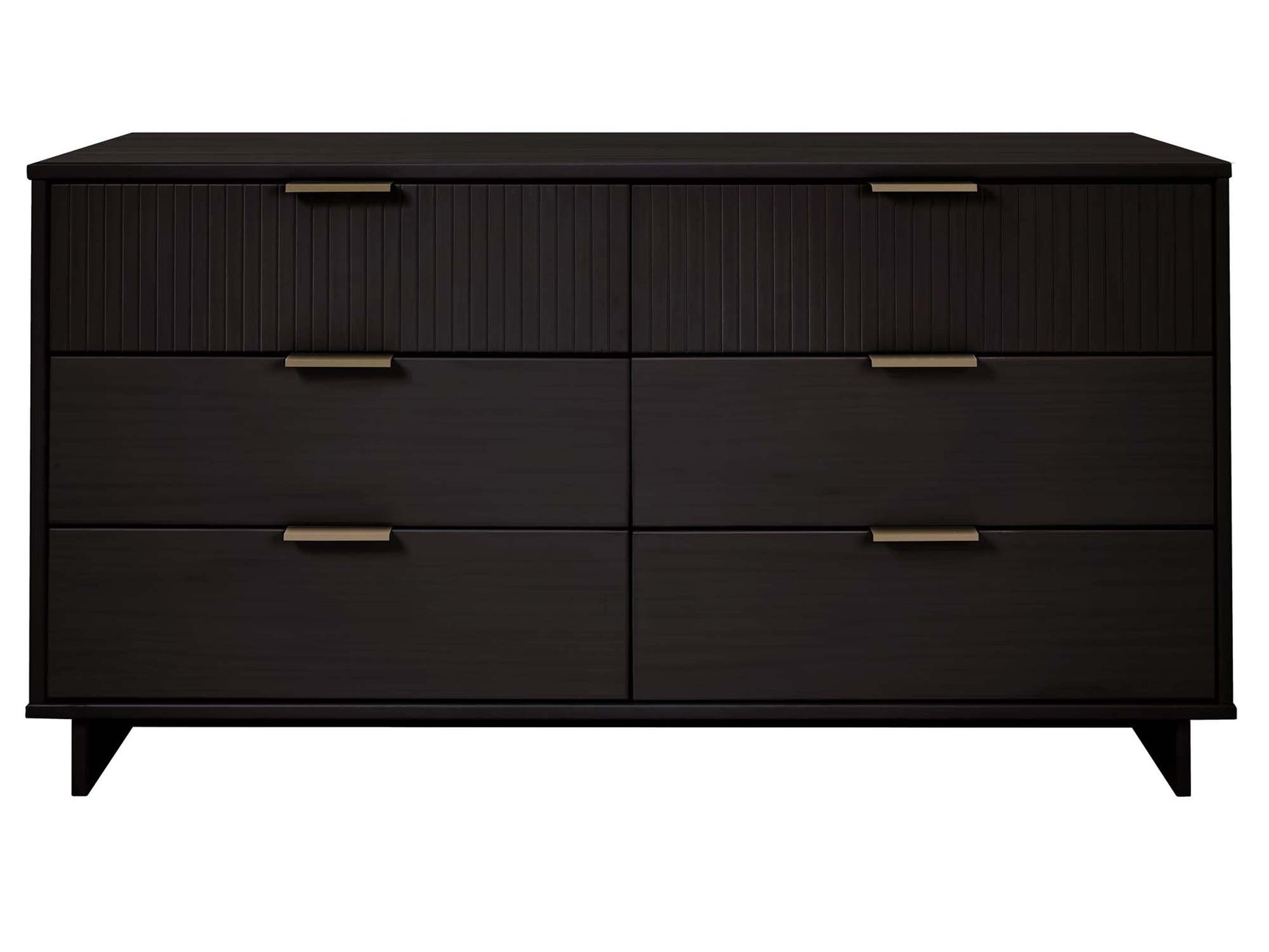 Granville 55.07 Double Wide Dresser in Black - Ornate Home
