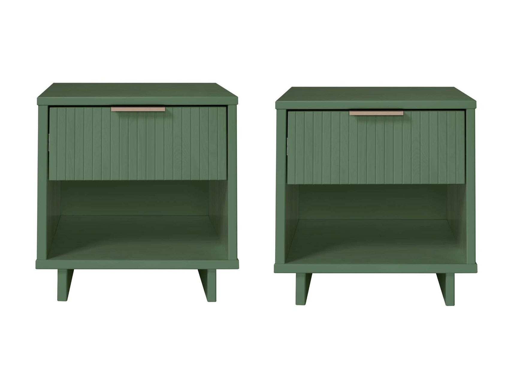 Granville Nightstand 1.0 in Sage Green (set of 2) - Ornate Home