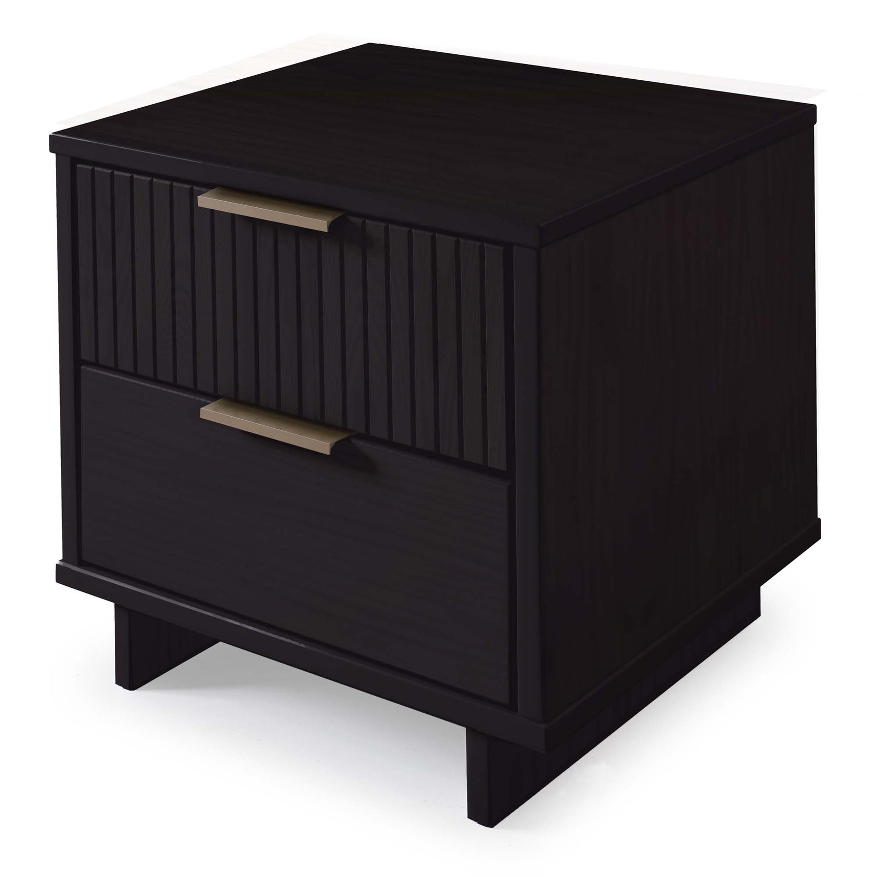Granville Nightstand 2.0 in Black (set of 2) - Ornate Home