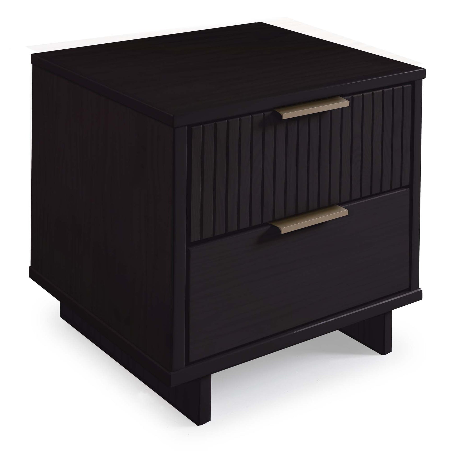 Granville Nightstand 2.0 in Black (set of 2) - Ornate Home
