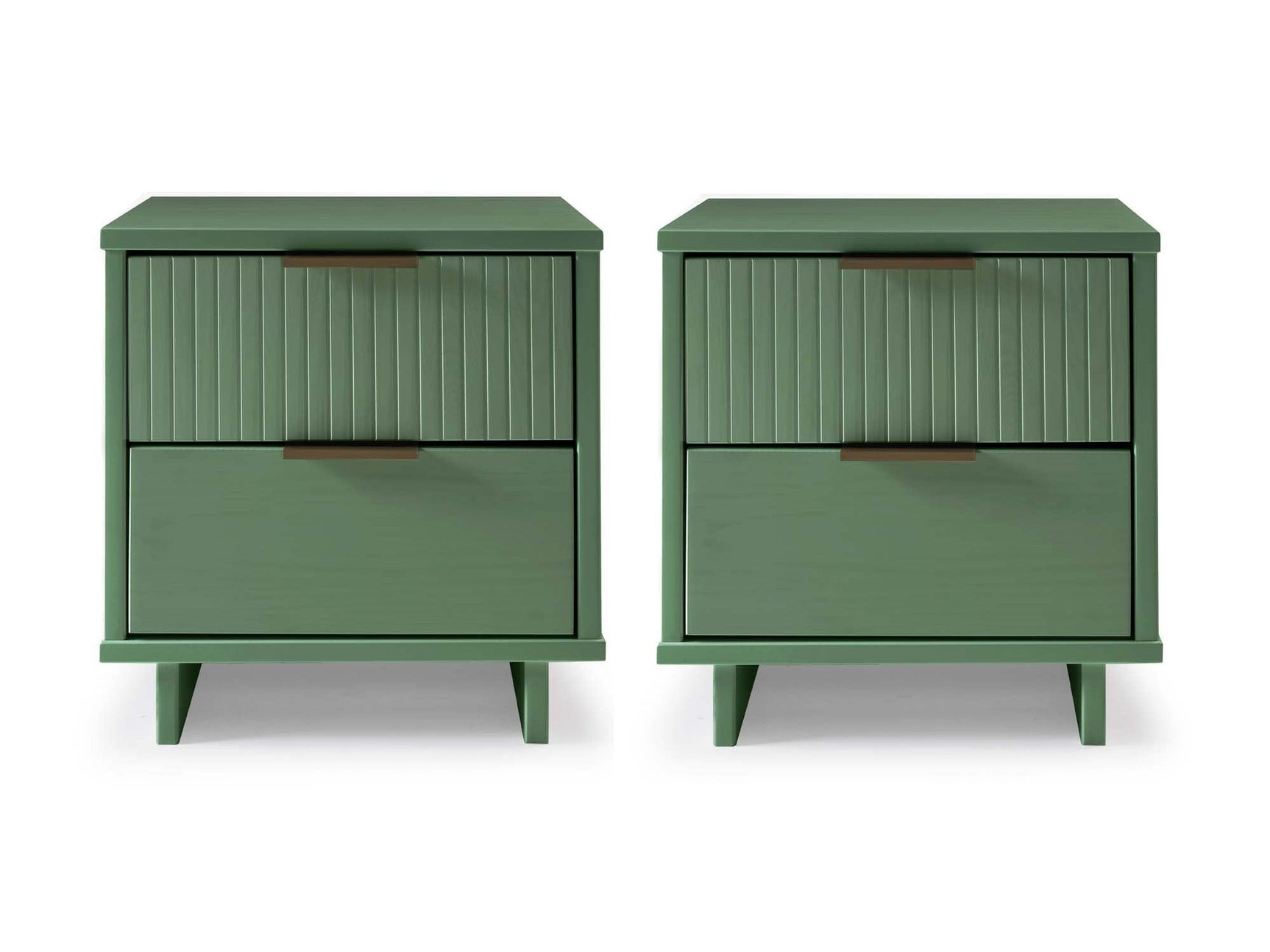 Granville Nightstand 2.0 in Sage Green (set of 2) - Ornate Home